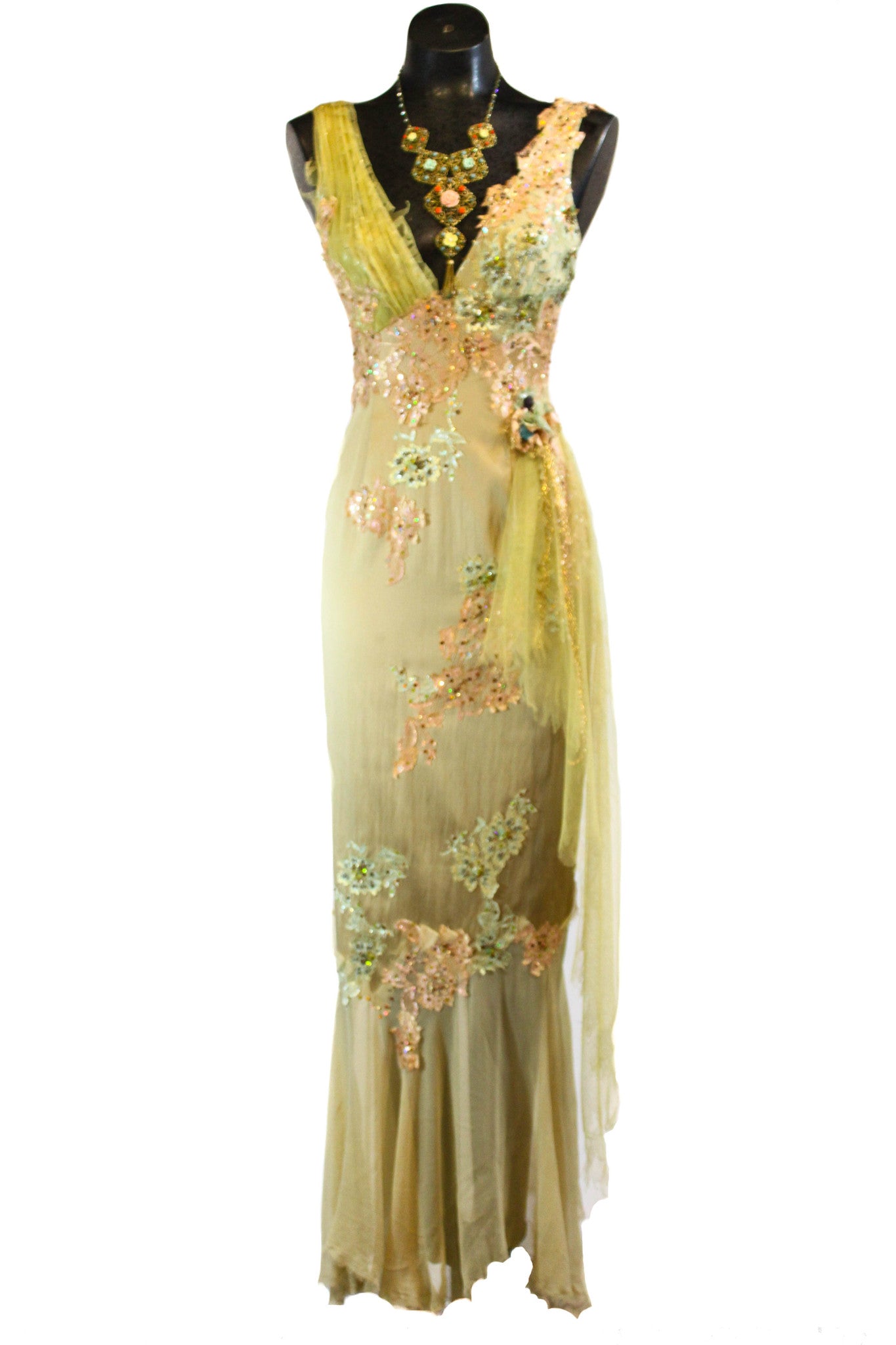 Mandalay Pastel Stretch Gown Fierce 'N' Chic Boutique Mandalay Pastel Stretch Gown Fierce 'N' Chic Boutique