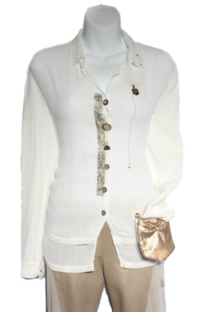 Italian Styled Long Sleeve Cotton Shirt